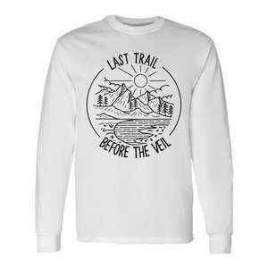 Camiseta de manga larga Last Trail Before The Veil para senderismo, actividades al aire libre y aventuras - Product Image 1