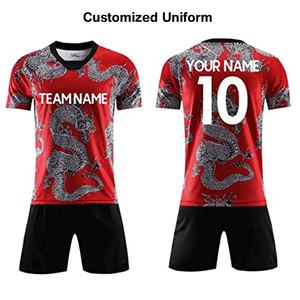 Uniforme de fútbol personalizado de alta calidad Conjunto de camiseta de fútbol de ropa deportiva personalizada - Product Image 3