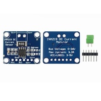 Módulo Sensor de Monitoreo de Corriente Bidireccional sin Desviación MCU-219 INA219, Interfaz I2C, Placa de Detección de Corriente y Voltaje CC