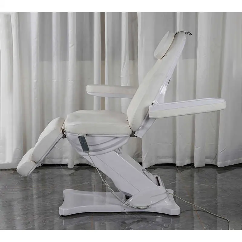 Diseño popular moderno salón de belleza muebles masaje cama spa lujo 3 motor eléctrico hidráulico mesa de masaje