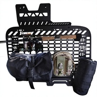 Support d'extension tactique en alliage d'aluminium pour vitre arrière Jimny JB74 avec porte-bagages et support d'extension