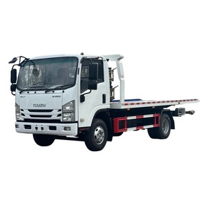 Camión Portacoches Isuzu 700P, Camión de Remolque de Plataforma Plana de 5 Toneladas, Camión de Remolque de Plataforma Deslizante de 7 Toneladas con Cabrestante - Product Image 1