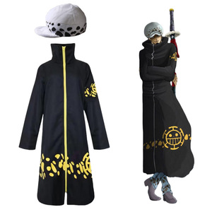 Disfraz de <span class=keywords><strong>Cosplay</strong></span> de Anime de Trafalgar D. Water <span class=keywords><strong>Law</strong></span>, Dos Años Después, Capa Negra de Poliéster para Hombres Adultos, Fiesta de Halloween - Product Image 6