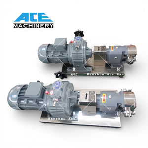 Bomba de Engranajes Lobulares Sanitaria Mini de Acero Inoxidable de 0.5 HP al Mejor Precio para Transferencia de Líquidos de Alta Viscosidad de Grado Alimenticio - Product Image 1