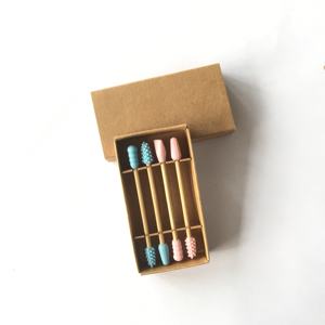 Tiges en bambou et Silicone réutilisables, 2 à 4 pièces, écologiques, pour le <span class=keywords><strong>maquillage</strong></span>, le nettoyage des oreilles - Product Image 1