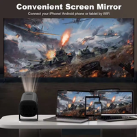 Projecteur P30 Pro 180 lumens ANSI Android 11 Wifi double Haute luminosité Décodage 4k Vente chaude en Europe Mini projecteur Android