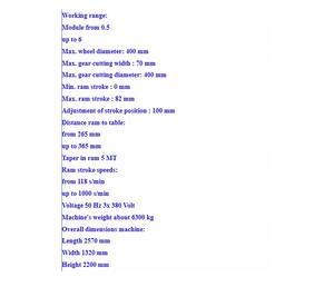 Machine à façonner les engrenages Lorenz LS 400 - Product Image 6
