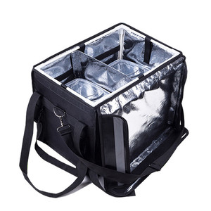 Custom Logo Waterproof Delivery Packaging Bag Motorcycle Large Cooler Backpack Insulated Thermal Food Box Delivery Cooler Bag