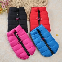 Gilet pour chien automne-hiver, vêtements chauds pour animaux de compagnie avec fermeture éclair, veste élégante pour chiot avec attache pour laisse, manteau pour chien de petite, moyenne et grande taille