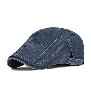 Gorra Trucker Desgastada de Cuatro Estaciones, Estilo Urbano Moderno, Gorra de Pintor Unisex, Estilo Americano Vintage - Product Image 1