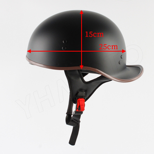 Casco Medio YHMOTO con Visera Solar para Motocicleta, Scooter, Cruiser, Chopper, Liberación Rápida - Product Image 4