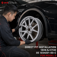 Jante LinTech Premium Légère de 18 Pouces 1234221-00-C Fournitures pour Ateliers Automobiles pour Pièces Tesla Model 3 EV