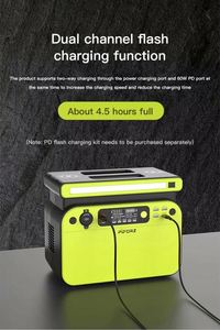 Station d'alimentation portable LiFePO4 500W pour le camping et les situations d'urgence, meilleure station d'alimentation portable - Product Image 4