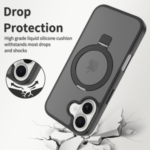 Coque magnétique antichoc mate avec béquille pour <span class=keywords><strong>iPhone</strong></span> 17 Pro Max – Vente en gros - Product Image 4