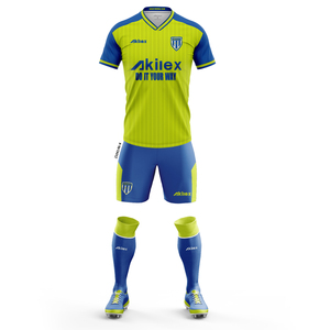 Tùy chỉnh bóng Đá Bóng Đá đồng phục WH chất lượng hàng đầu thăng hoa bóng đá Jersey đồng phục bóng đá - Product Image 5