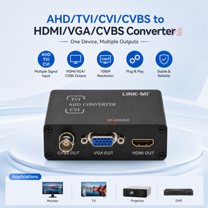 AHD/<span class=keywords><strong>TVI</strong></span>/CVI/BNC เป็น HDMI/VGA/BNC/CVBS ตัวแปลง HDMI ชุดแปลง HDMI พร้อม HDCP HDMI 1.4 สำหรับกล้องมอนิเตอร์ - Product Image 1
