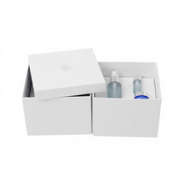 Boîte cadeau rigide personnalisable, étanche, écologique, avec couvercle réutilisable, doublure en éponge de 2 mm, finition vernie pour emballage de chaussures et de bougies, protection UV