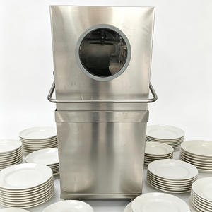 Freestanding Commercial Dishwasher With Rapid Temp Sanitizing Feature for Hotel & Catering Industry Kitchens High Temperature Sa - Product Image 1