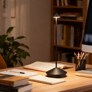 Pina Table <b>Lamp</b> E27 LED <b>Touch</b> Control Eye Caring <b>Bedside</b> Desk Lighting Modern Minimalist Design - Product Image 3