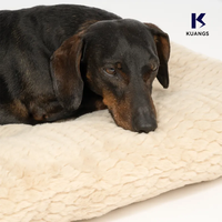 Vente en gros de nouveaux tapis pour animaux de compagnie en fausse fourrure de lapin, doux, minimalistes, lavables en machine, pour un confort optimal pour les chiens