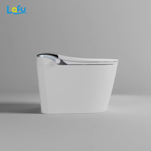 Inodoro inteligente de cerámica, artículos sanitarios automáticos modernos, tanque de agua oculto, inodoros inteligentes - Product Image 4