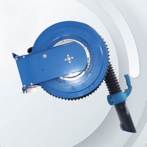 Enrouleur de tuyau <span class=keywords><strong>d</strong></span>'échappement manuel à ressort en Y pour voiture à deux sorties FS-200707608SP, avec embout rond en caoutchouc et sonde de test CO - Product Image 4
