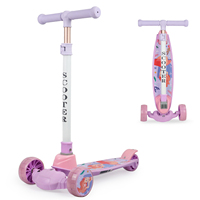 Trottinette pliable 3 roues légère pour enfants ZUKKA avec guidon réglable