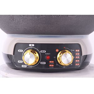<b>Electric</b> Wok Stainless Steel Double Layer With Temperature Control For Cooking - Product Image 2