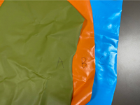 Tissu Oxford en toile 100 % polyester coloré avec revêtement silicone antiadhésif, TPU, léger, respirant, pour extérieur, en fil acrylique teint