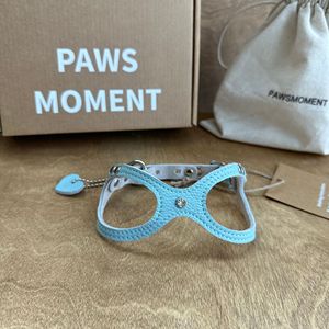PAWSMOMENT Pettorina per Cani di Lusso Personalizzabile, Morbida e Confortevole in Vera Pelle, <span class=keywords><strong>Colori</strong></span> Solidi, Accessori per Animali Domestici, Guinzagli per Cani - Product Image 4