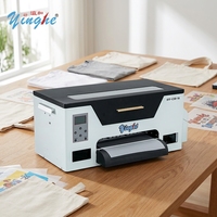 Imprimante DTF A3 YINGHE SA JHB 2026 Nouvelle avec 1 Tête XP600, Système de Circulation d'Encre CMYK et Blanc, Four de Séchage pour Rouleaux PET, Carte Hoson