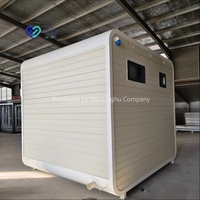 Cabine de douche et toilettes portables en acier 2-en-1 |   Utilisation en extérieur |   Salle de bain mobile pour parc