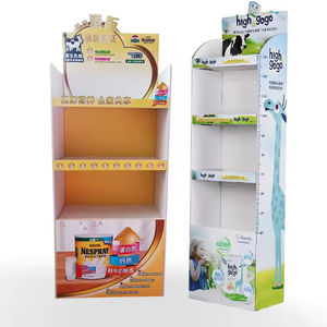 Evcil hayvan dükkanları ve perakende promosyonları için baskılı oluklu kağıt raflı oyuncak ve aperatif teşhir standı - Product Image 4