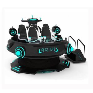 Silla de Juego VR 360 Grados, Diseño OVNI, Fibra de Vidrio Resistente, para Interiores, Parques de Aventuras, Centros Comerciales, Metal y Acero - Product Image 1