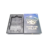 Boîte rigide personnalisée avec couvercle et base pour emballage cadeau, avec insert et logo en feuille d'or, personnalisation des couleurs