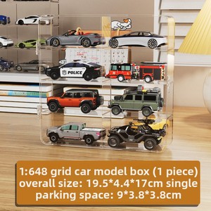 Caja de Almacenamiento y Soporte de Exhibición Transparente para Modelos de Autos de Aleación <span class=keywords><strong>TOMICA</strong></span> 1:64, Juguete para Niños - Product Image 6