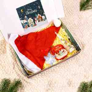 Juego de Regalo de Papel con Bola de Cristal Iluminada de Papá Noel y Muñeco de Nieve, con Diseño Digital Ecológico, Juvenil y Energético - Product Image 5