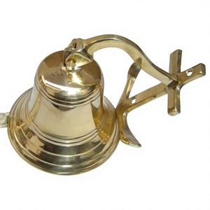 Campana de ancla de barco de latón Venta caliente Últimas campanas de pared de estilo náutico Hogar y jardín Vacaciones Navidad Campanas decorativas Buena oferta - Product Image 1
