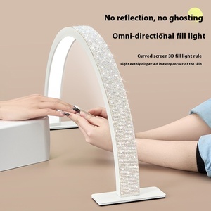 Lampe UV à ongles demi-lune 45W grand arc, lumière de manucure diamant pour poste de travail de salon de nail art - Product Image 2