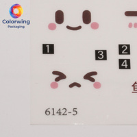 Pegatinas Adhesivas Lavables de Alta Resistencia con Expresiones de Ojos de Anime Kawaii para Personalización de Muñecas BJD, Figuras de Arcilla OB11