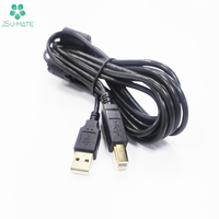 Super Silikon Fleksibel Kabel Usb Printer Multi Usb A Ke B Tipe 2.0 Kabel Data