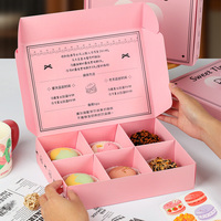 Boîte à biscuits personnalisée avec logo, papier alimentaire, emballage écologique pour boulangerie, personnalisation de cadeaux de mariage, boîtes à desserts