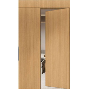 Puerta Interior Minimalista de Tablero MDF con Acabado en Superficie, Apertura Manual, Puerta para Dormitorio - Product Image 2