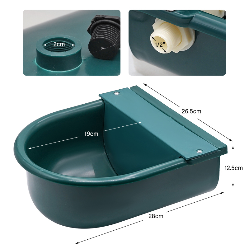 Automatic Plastic Cow Horse Dog Drinker