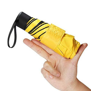 YUBO Manual mano abierta 19 pulgadas 6 costillas <span class=keywords><strong>Domingo</strong></span> mini cápsula en forma de 5 paraguas plegable - Product Image 1