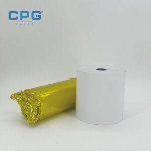Papier thermique 57x30mm 45gsm à impression claire et profonde, prix usine, pour terminal de carte de crédit et caisse enregistreuse sans fil - Product Image 2