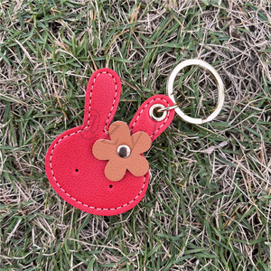 2023 Year of the Rabbit Keychain/<b>Car</b> Key Pendant, Red, Zodiac Year Gift - Rabbit Key Pendant - Product Image 5
