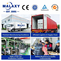 Malaxy Source Factory Cheville d'expansion autotaraudeuse en plastique à tête fraisée fendue, à dessin personnalisé, pour cloisons sèches et béton