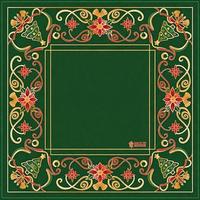 Tapis de Mahjong à thème de Noël festif et motif renne, antidérapant, insonorisant, tapis de Mahjong américain