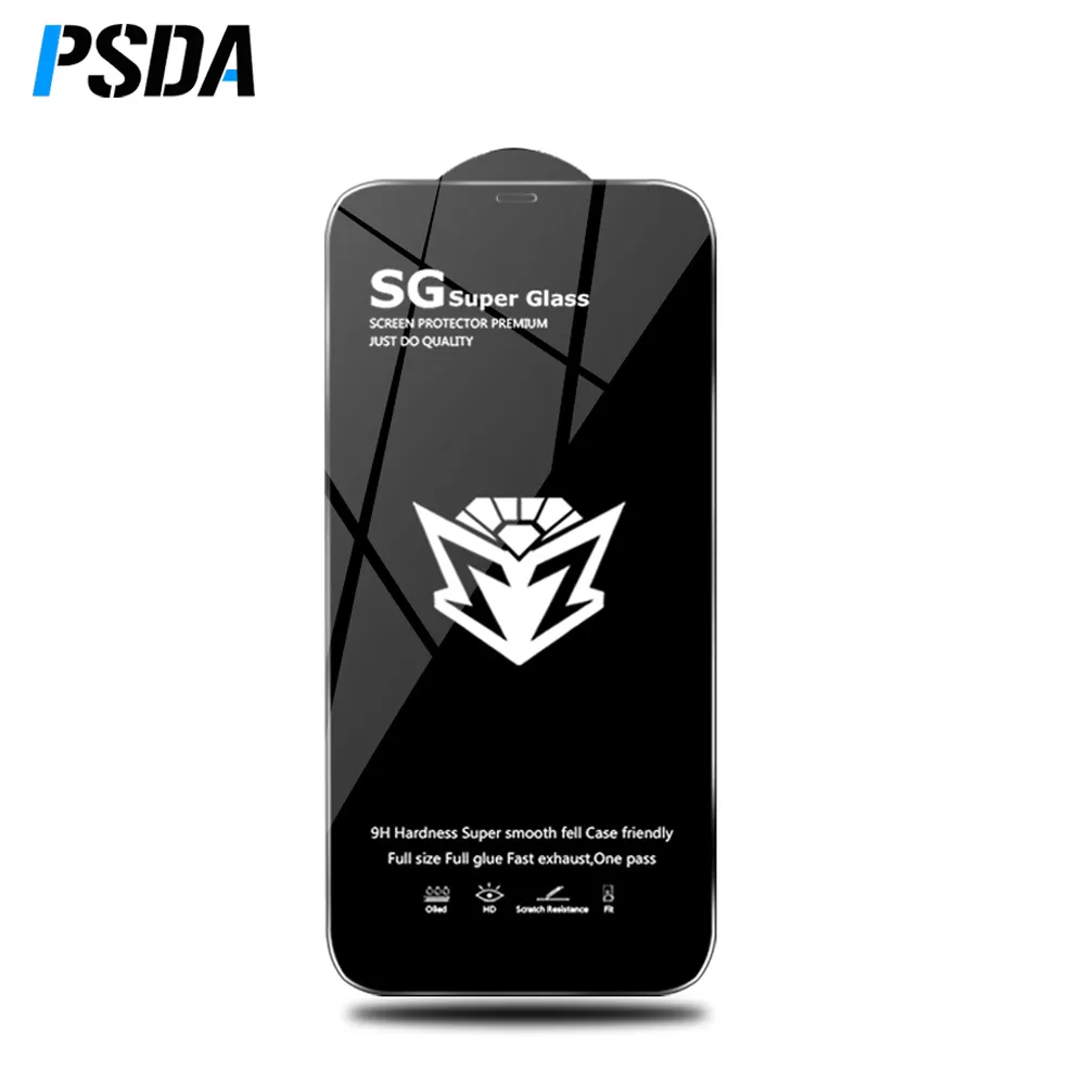 PSDA 0.3MM 100C SG Gehärtetes Glas Für iPhone 12 Pro Max 11 10 Displays chutz folie Für IPHONE 6 7 8 Sicherheits glas folie